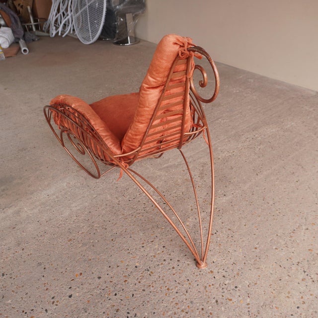 Scrolled Lounger by André Dubreuil For Sale - Image 10 of 18