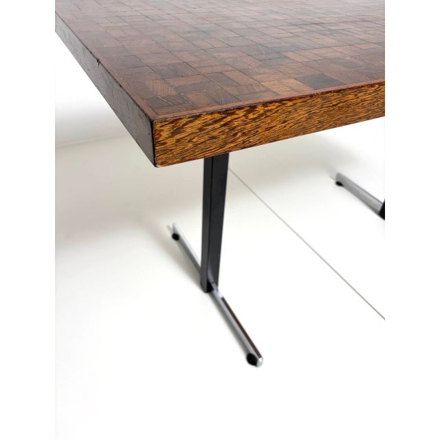 Mid-Century Modern Mosaic Table by Dieter Waeckerlin for Idealheim, Switzerland, 1970s For Sale - Image 3 of 16
