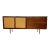 C. 1950s Harvey Probber Mahogany and Cane Front Credenza For Sale