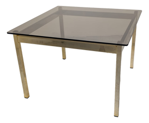 Brass and Glass Coffee Table, 1970s