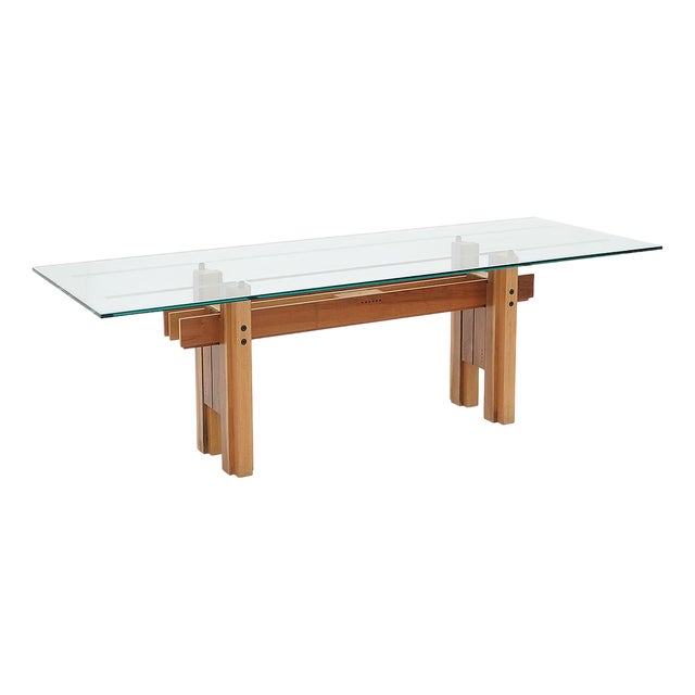 Cangrande Dining Table by Franco Poli for Bernini, 1970s For Sale