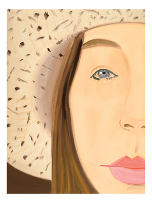 Alex Katz, Straw Hat 2, 2022, Archival Pigment Print