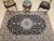 Persian Vintage Fine Persian Nain Habibian Area Rug, Hand-Knotted Wool & Silk, Floral Pattern, 5x8, Navy & Ivory For Sale - Image 3 of 12