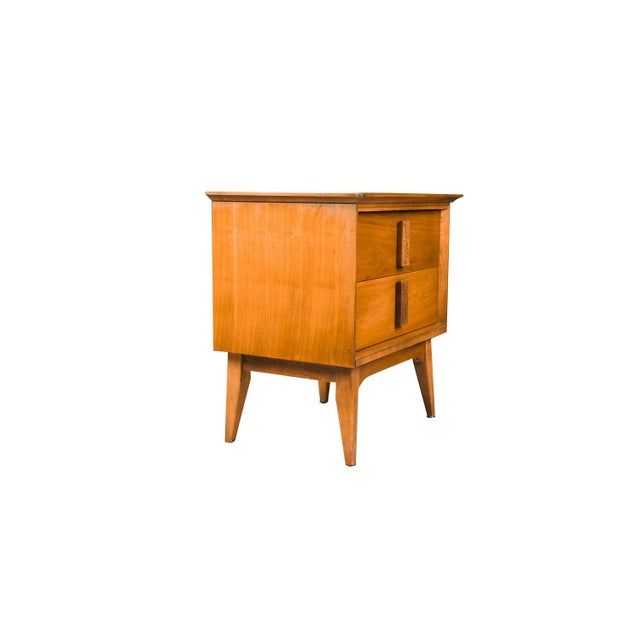 1960s Bassett Mayan MidCentury Modern Nightstand Chairish