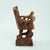 Mid-Century Modern 20th Century Fon Dignitary Monoxyl Carved Wood Armchairs and Table Set, Benin, 1954, Set of 3 For Sale - Image 3 of 18