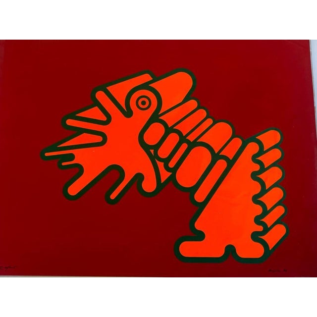 Renato Volpini, Original Multiple Element of Useless Machine, 1970s, Screenprint For Sale - Image 4 of 6