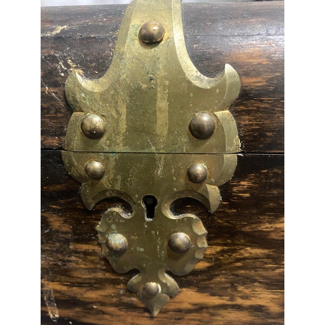 Rare! 19th Century Victorian Letter Box Crafted From Exotic Coromandel Wood For Sale - Image 14 of 18