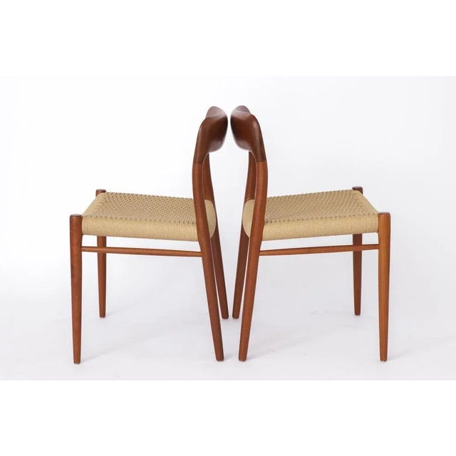 Model 75 Dining Chair in Teak by Niels Otto Møller for J.L. Møllers, 1950s For Sale - Image 5 of 9
