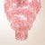 Pink Square Tubes Murano Glass Chandelier by Simoeng For Sale - Image 4 of 7