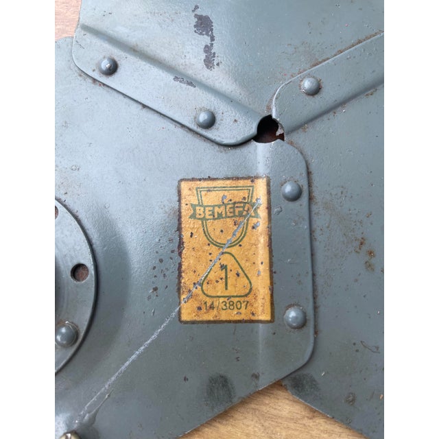 Brown Vintage East German Work Stool, 1950s For Sale - Image 8 of 9