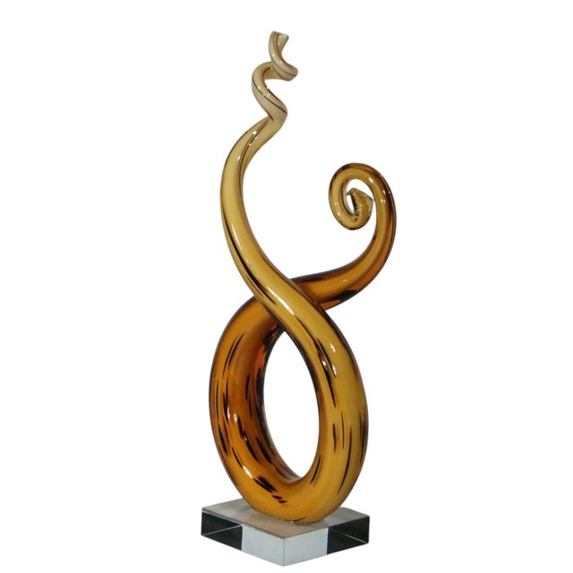 Late 20th Century Postmodern Murano Style Art Glass Sculpture For Sale In New York - Image 6 of 9