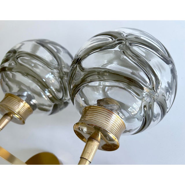 Mid-Century Modern Murano Glass Sconces from Doria Leuchten, 1970s, Set of 2 For Sale - Image 6 of 18