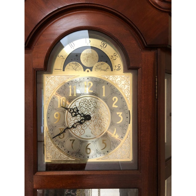 1990s Ridgeway Richardson I Curio Grandfather Clock Chairish