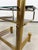 Hungarian Postmodern Brass and Smoked Glass Rolling Hi-Fi Media Stand, 1970s For Sale - Image 12 of 13
