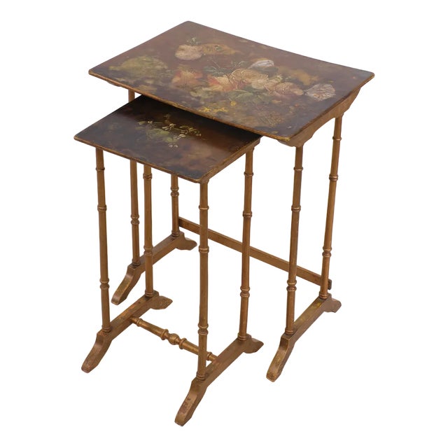 Art Nouveau Side Japonisme Tables, France, 1925, Set of 2 For Sale