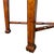 Vintage Neoclassical Fluted Demilune Console Table With Pineapple Finial Stretcher For Sale - Image 9 of 15