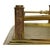 Neoclassical Brass Fireplace Tool Set C1920 For Sale - Image 9 of 17