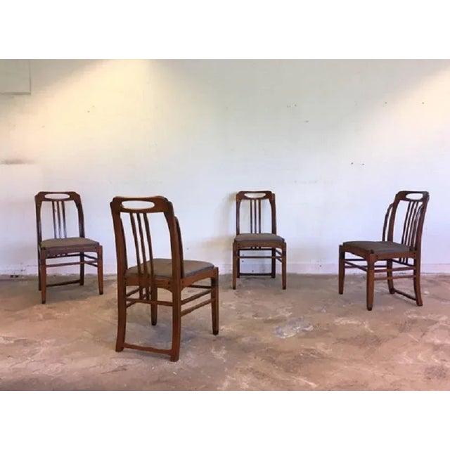 Art Deco Style Dining Room Set by Frits Schuitema, 1980s, Set of 5 For Sale - Image 12 of 18