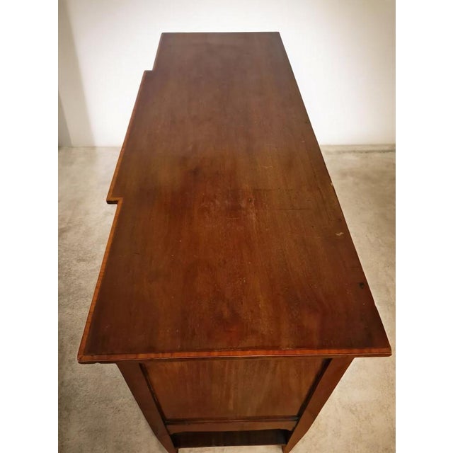 English Mahogany Display Buffet, 1920s For Sale - Image 9 of 11