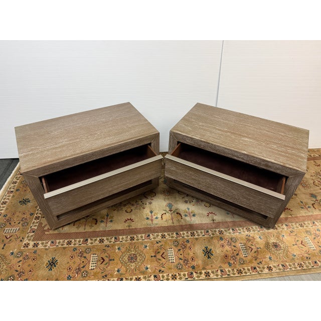 Furniture of America Bridgewater Nightstands, Pair For Sale - Image 4 of 12