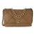 Brown Quilted Canvas Large Chanel 19 Flap Bag For Sale