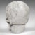 White 20th Century Marble Carved Decorative Skull Ornament For Sale - Image 8 of 13