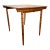 Vintage Scandinavian Mid Century Modern Solid Wood FoldingTable For Sale