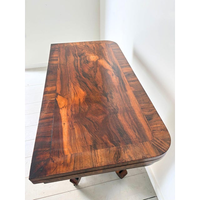 19th Century Regency Console Table in Indian Rosewood, 1800s For Sale - Image 5 of 14