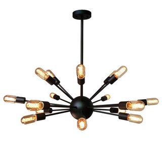 Vintage Industrial Globe Chandelier For Sale