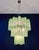 Green Large Three-Tier Murano Glass Tube Chandelier in Green Albaster, 1990s For Sale - Image 8 of 14