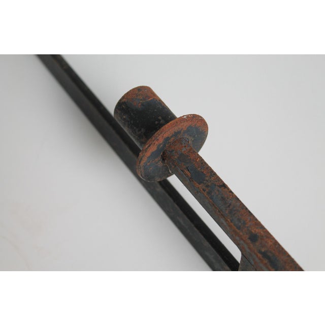 Vintage Wrought Iron Cross Candelabra Wall Sconces Attributed to Van Keppel-Green, a Pair, Circa 1960s For Sale - Image 11 of 11