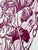 1980s Original Hand Printed Lithograph “Burgundy Iris” For Sale - Image 9 of 10