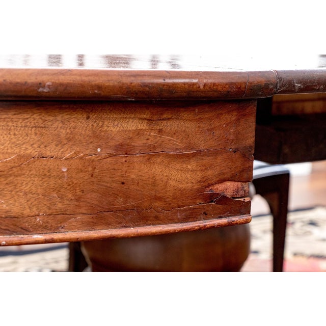 Antique Extension Claw Feet Extension Dining Table For Sale - Image 9 of 18