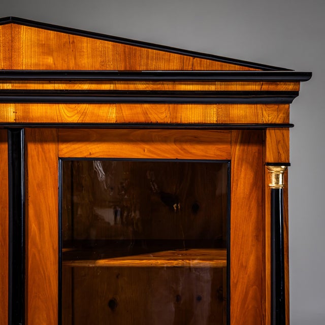 Wood Antique Biedermeier Bookcase, 1815 For Sale - Image 7 of 11