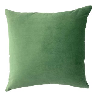 Firmamenta Italian Green Velvet Pillow For Sale