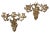 Antique Brass Acanthus Leaf & Floral Sconces - a Pair For Sale - Image 10 of 10