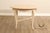 Wood Late 20th Century Faux Bois Carved Wood & Marble Top Round Accent Table For Sale - Image 7 of 17