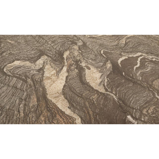 Gray Vintage Coffee Table in Marble, 1970s For Sale - Image 8 of 12