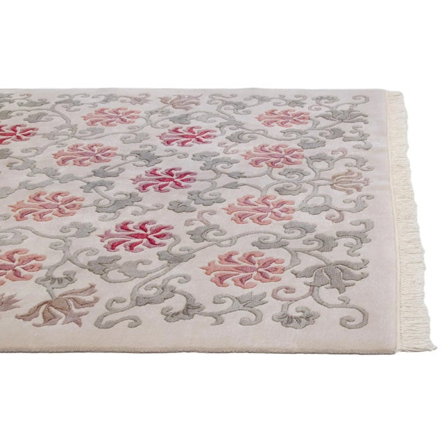 Vintage Indian Arts and Crafts Design Rug - 6' X 8'9" For Sale In New York - Image 6 of 10