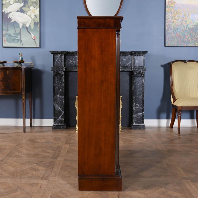 Mahogany Two Door Bookcase For Sale - Image 10 of 11