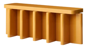 Caramel Spina B5.1 Bench by Cara Davide