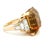 A beautifully crafted Italian cocktail ring with bold architectural presence and timeless glamour. Executed in solid 18...