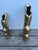 1980s Dolbi Cashier Cast Brass Vases -a Pair For Sale - Image 11 of 12