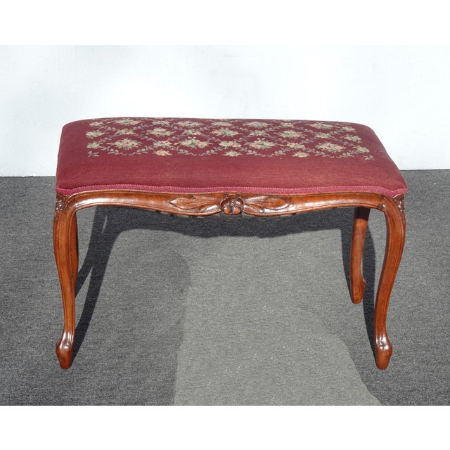 Gorgeous Bench in Good Vintage Condition. Solid and Firm. Wear is usual for its age. Please study the photos and ask...