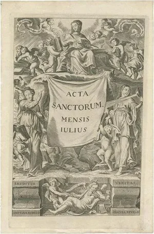 Showing the Acts of the Saints, 1730, Paper