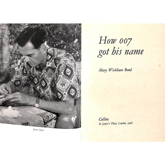 Traditional "How 007 Got His Name" 1966 Bond, Mrs. James For Sale - Image 3 of 8