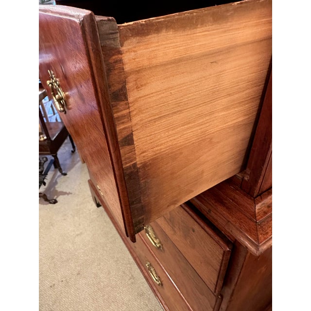 18th Century American Walnut Chippendale Style Chest on Chest For Sale - Image 11 of 16
