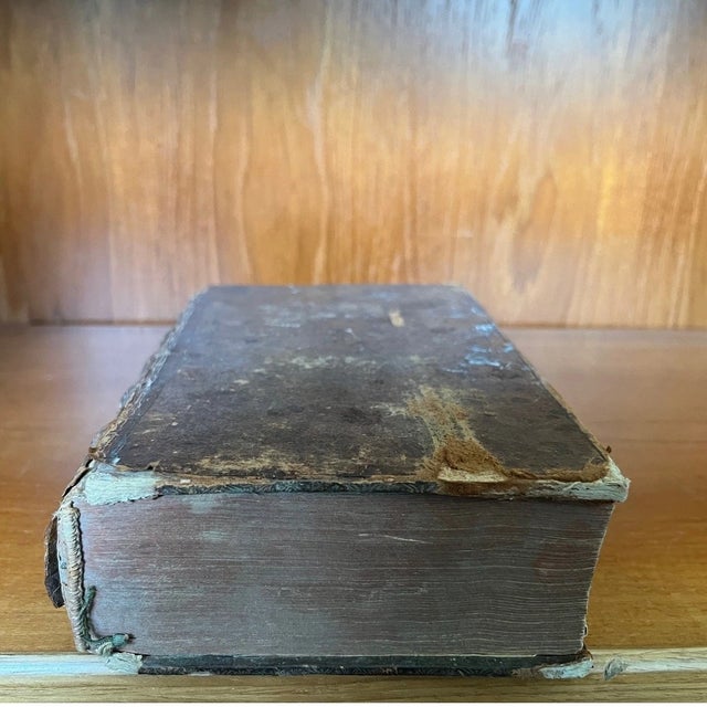 Mid 18th Century 1738 Rare Antique Theology Book - Honorati Tournely - Latin Edition For Sale - Image 5 of 6