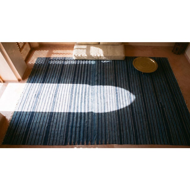 Early 20th Century Indian Cotton Dhurrie Carpet ( 13'9'' x 16'2'' - 420 x 493 ) For Sale - Image 15 of 15