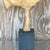 Camel Vintage Boho Cerused Wood Winged Lion’s Head Lamp For Sale - Image 8 of 13